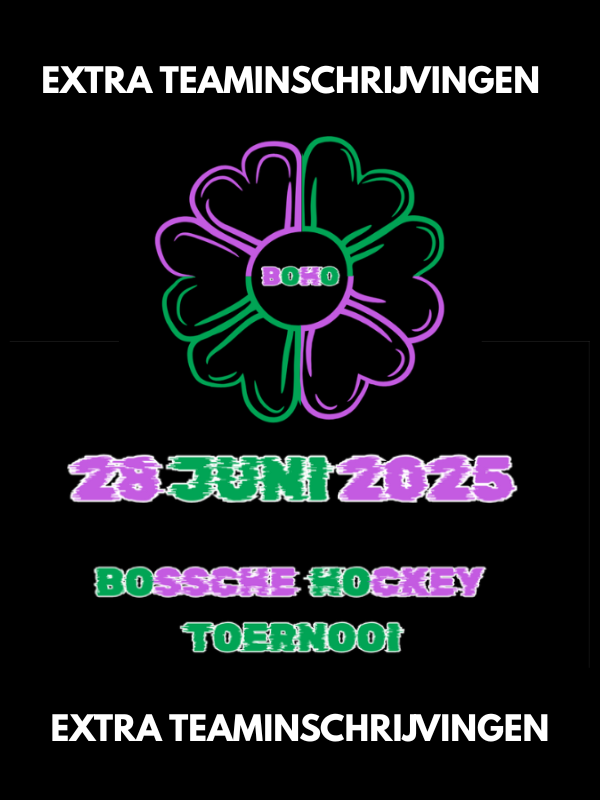 BOHO toernooi 2025 - extra inschrijvingen voor bij een bestaand team