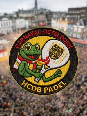 HCDB Padel Oeteldonk embleem voor Serious Request 2025