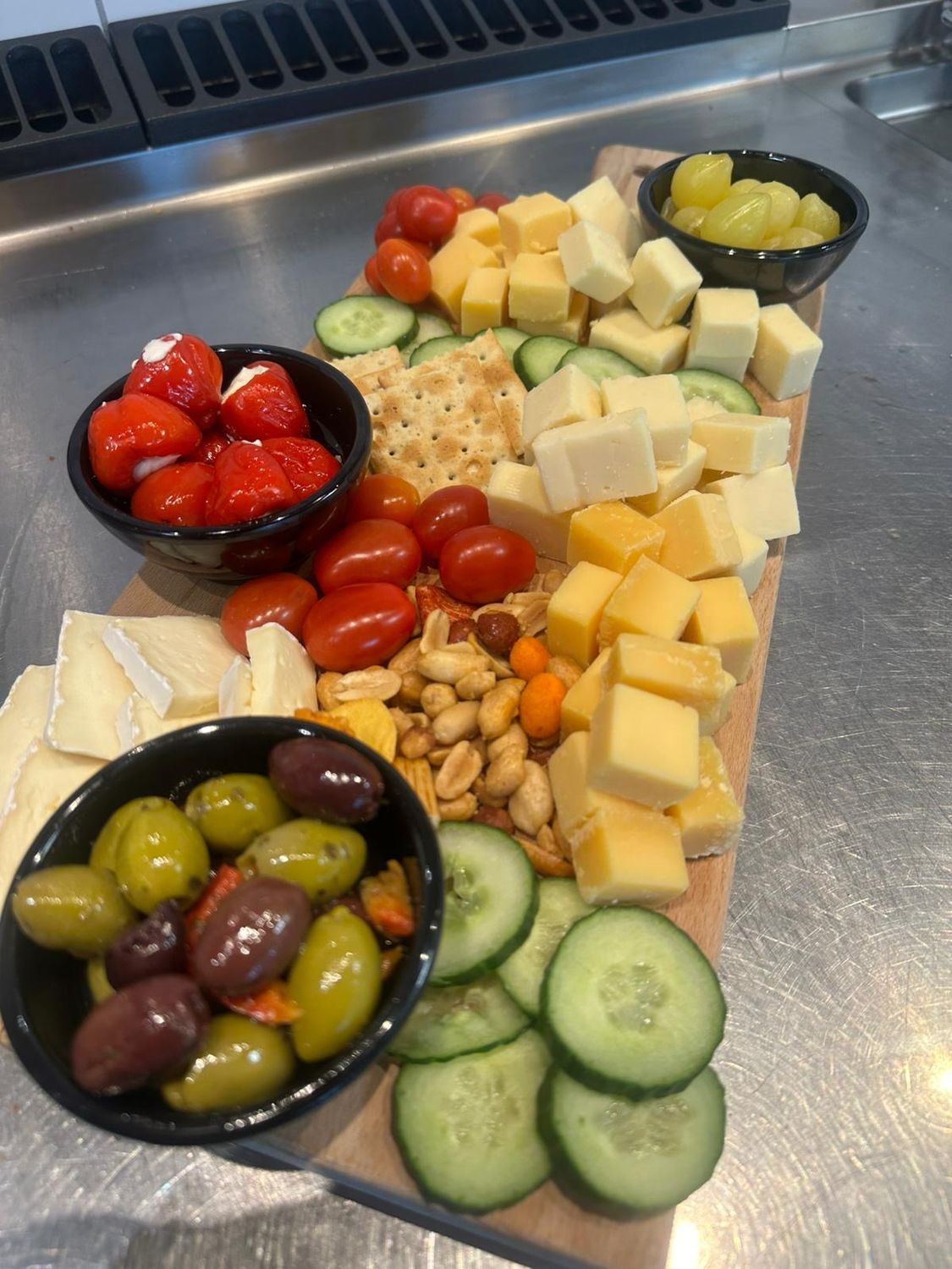 Mixed borrelplank vega (ca. 8 pers.)