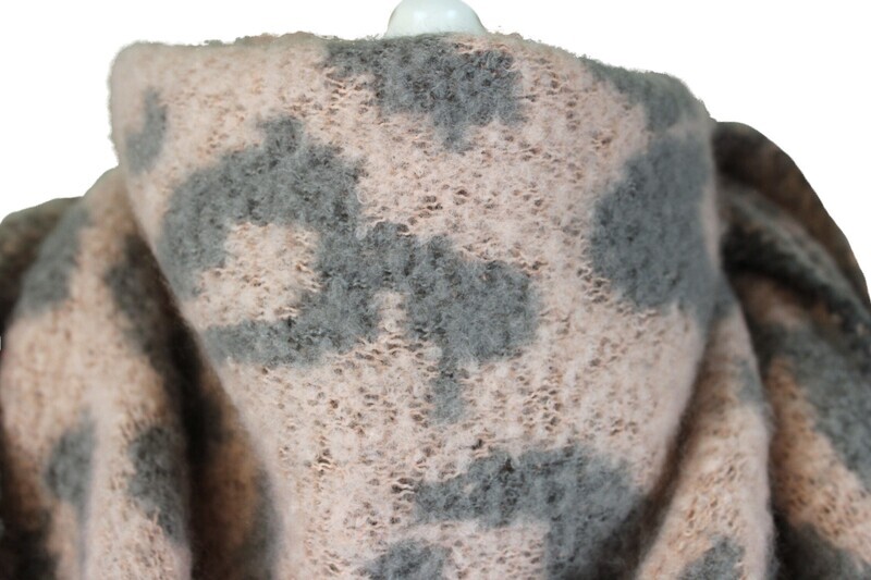 Dreieckschal in Altrosa/Grau ++ NEU ++