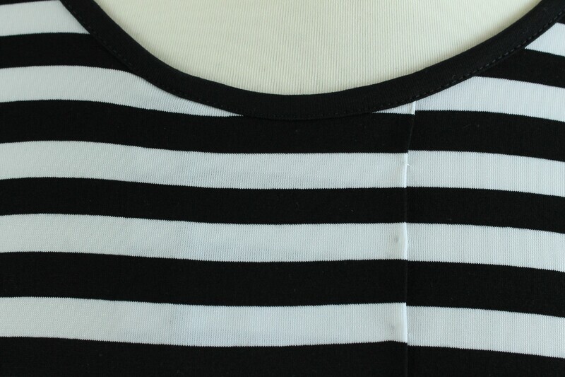 T-Shirt gr.XL von Aprico in Schwarz/Weiß gestreift