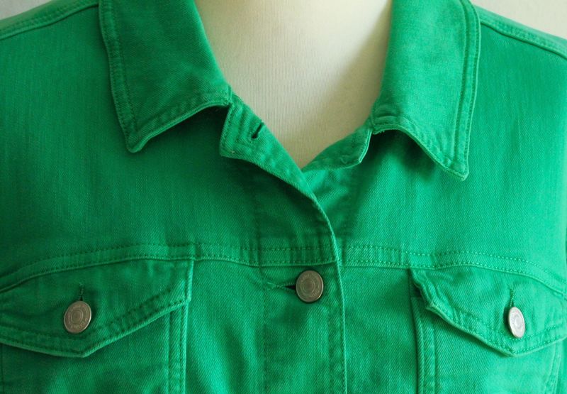 Jeansjacke von Via Appia Due gr.52 in Grün ++ NEU ++