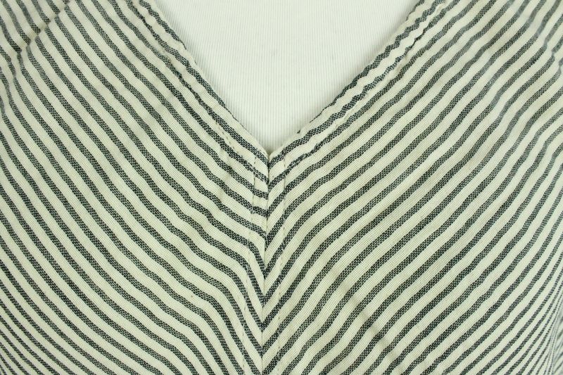 Maxikleid von Ciso gr.50 in Hellbeige gestreift