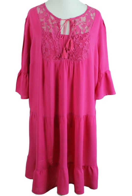 Kleid von Rainbow gr.46 in Pink