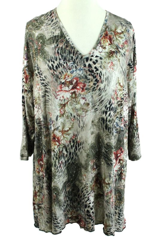 3/4 Arm Shirt gr.48 in Bunt