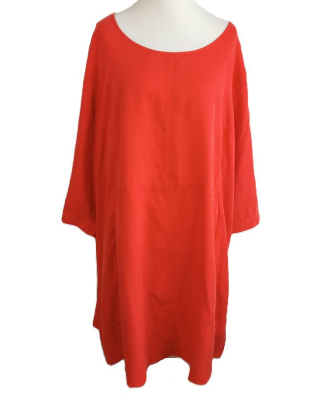 Kurzarm Kleid von Frapp gr.54 in Hellrot
