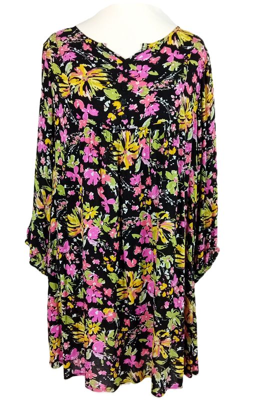 Kleid von Studio gr.46/48 in Schwarz/Bunt  ++ NEU ++