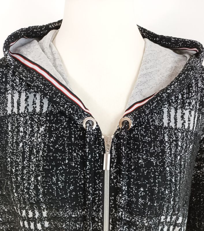 Leichte Jacke von Mona Lisa gr.50 in Schwarz/Weiß