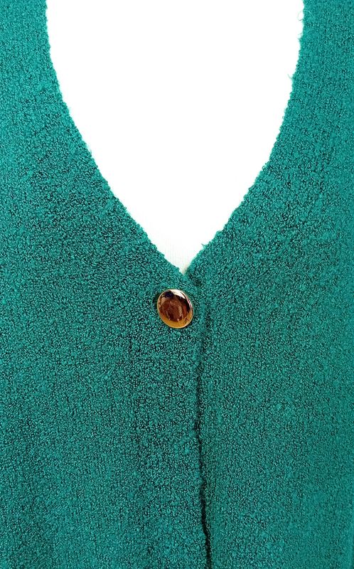 Strickjacke von Adia gr.50-52 in Petrol
