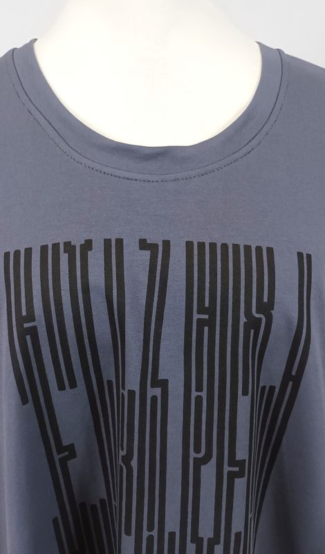 Langarm Shirt von Sinne gr.46-50 in Dunkelgrau