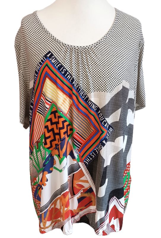 T-Shirt von Doris Streich gr.52 in Bunt