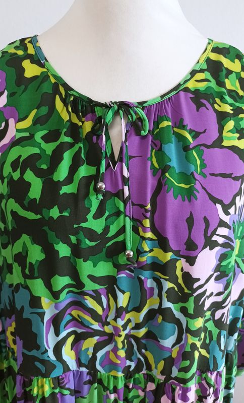 3/4 Arm Kleid von Via Appia Due gr.52 in Bunt