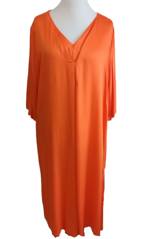Midi Kleid von Adia gr.50/52 in Orange
