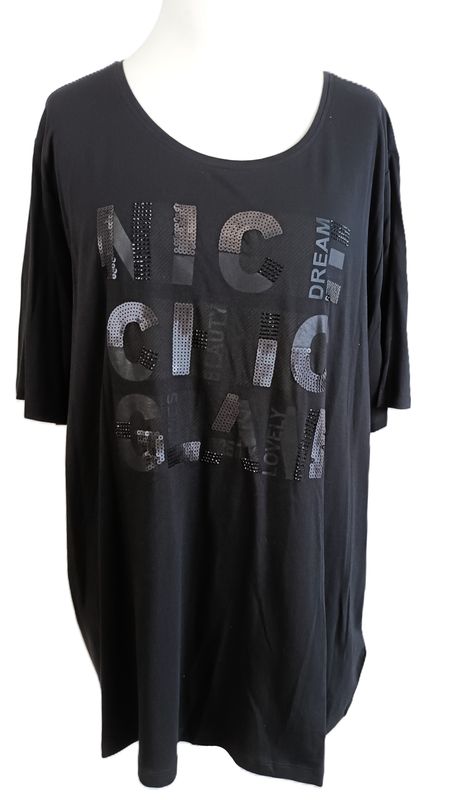 T-Shirt von Via Appia Due gr.54 in Schwarz