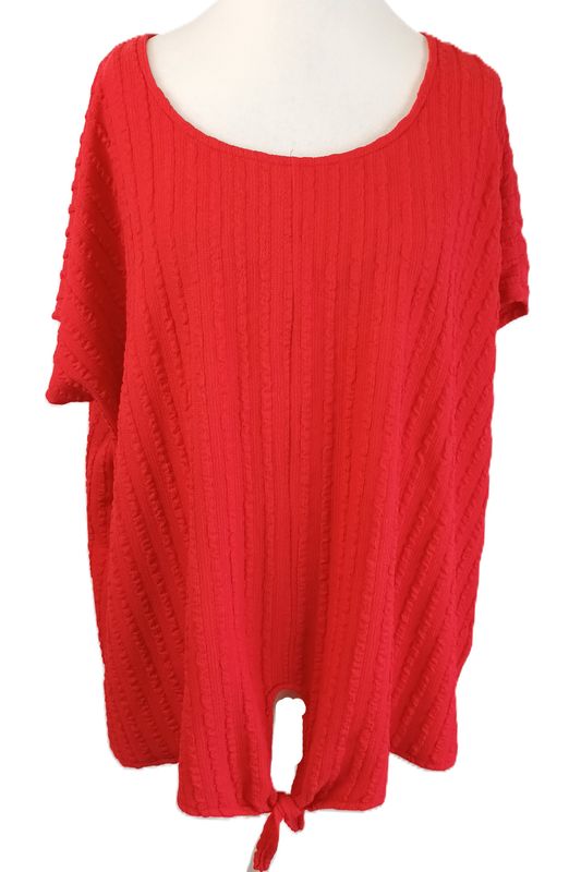 Kurzarm Pullover gr.52/54 in Rot