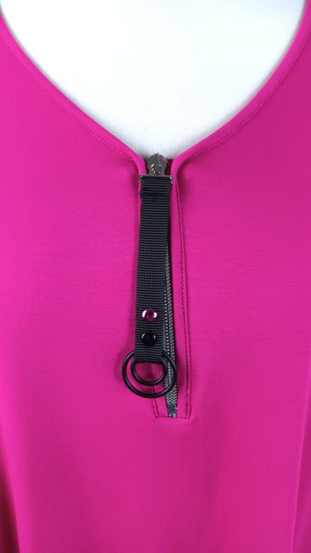 Halbarm Shirt von Doris Streich gr.50 in Pink