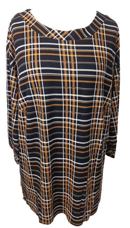 3/4 Arm Shirt von Verpass gr.50 in Schwarz kariert
