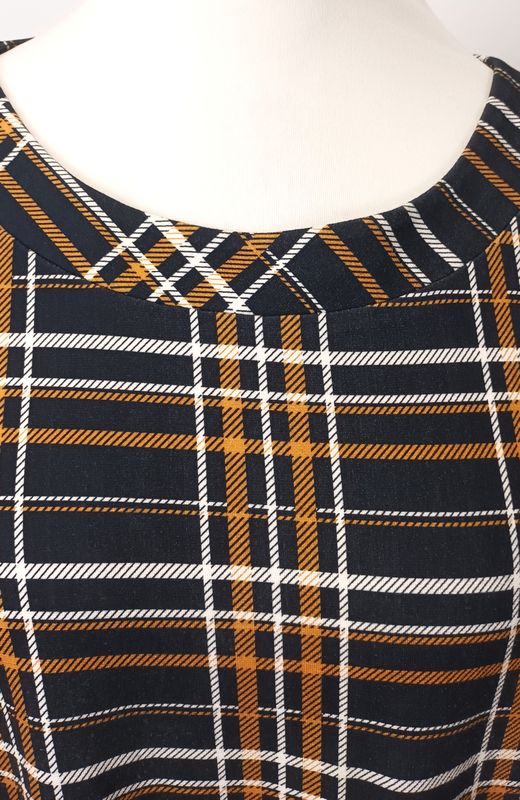 3/4 Arm Shirt von Verpass gr.50 in Schwarz kariert