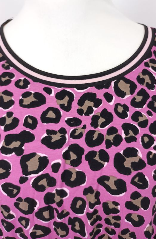 Langarmshirt von Frapp gr.50 im Leo Print
