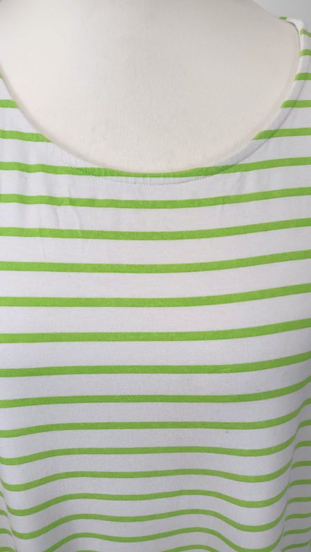 3/4 Arm Shirt von Frapp gr.50 in Hellgrün/Weiß gestreift