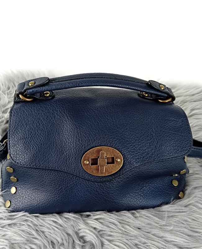 Henkeltasche/Umhängetasche in Dunkelblau