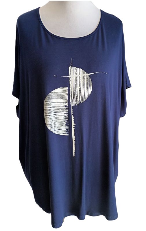 T-Shirt von Gozzip gr.54/56 in Dunkelblau