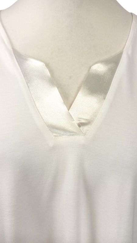 T-Shirt von Mona Lisa gr.46 in Cremeweiß