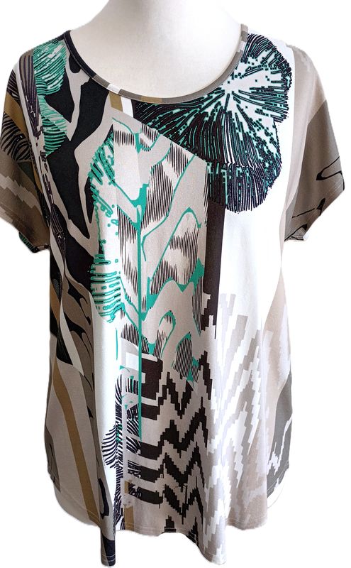 T-Shirt von Doris Streich gr.52 in Bunt