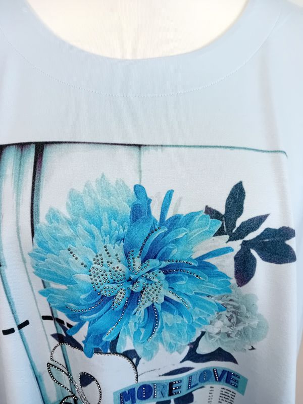 T-Shirt von Curve gr.50 in Hellblau
