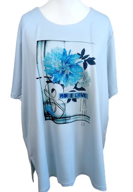 T-Shirt von Curve gr.50 in Hellblau