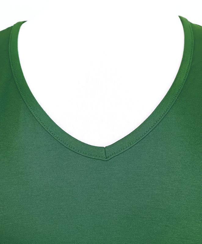 Basic Langarm Shirt von Zhenzi gr.50/52 in Grün