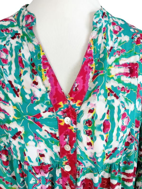 3/4 Arm Kleid gr.46 in Bunt