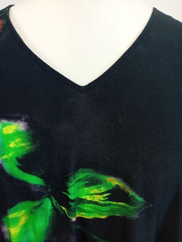 Langes T-Shirt von Doris Streich gr.46 in Schwarz
