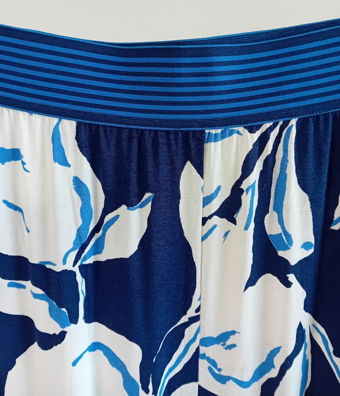 Schlupfhose von Via Appia gr.52 in Blau/Weiß