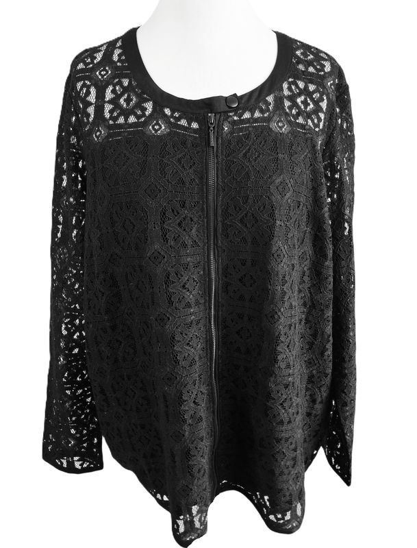 Leichte Jacke von Yesta gr.52 in Schwarz