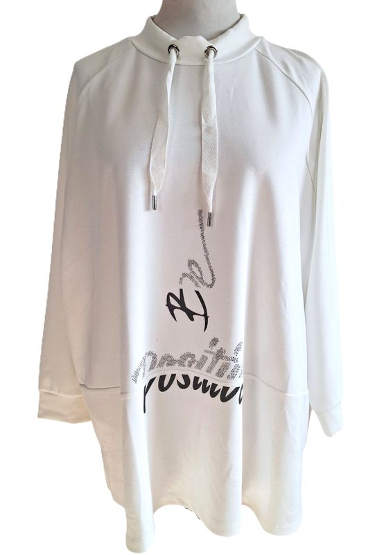 Sweatshirt von Curve gr.52 in Cremeweiß