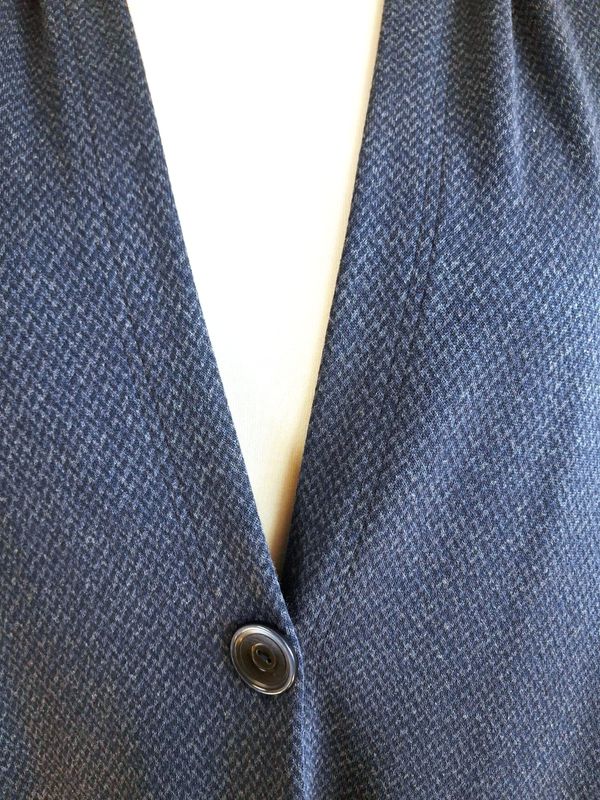 Strickjacke von Mona Lisa gr.50 in Blau meliert