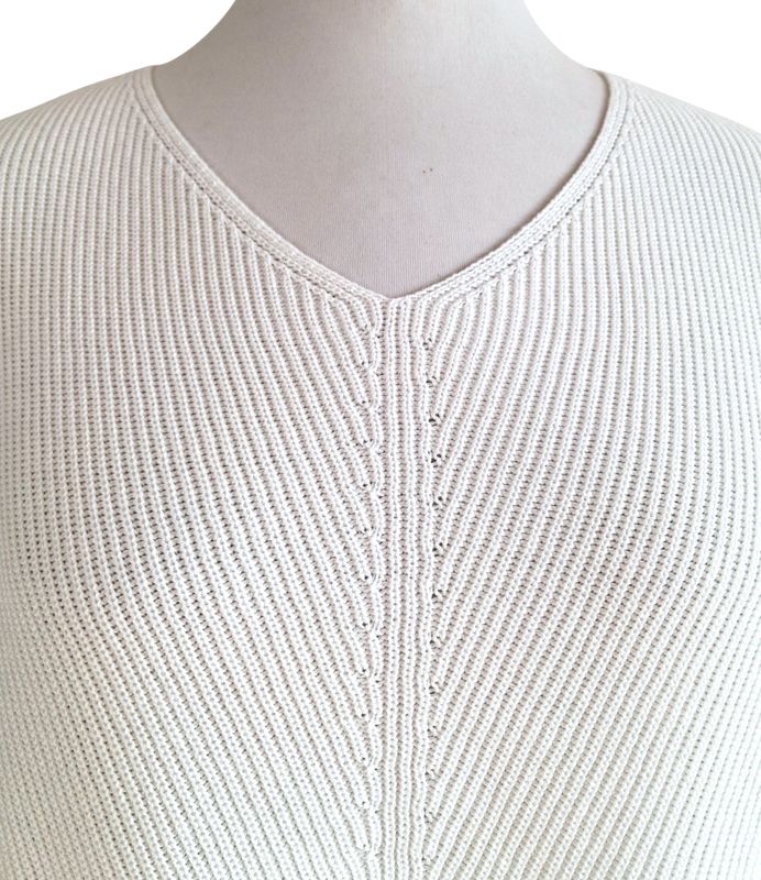 Pullover von Heimod gr.52 in Wollweiß