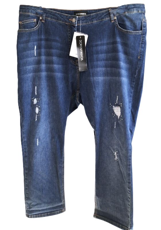 Jeanshose von Doris Streich gr.52 in Blau