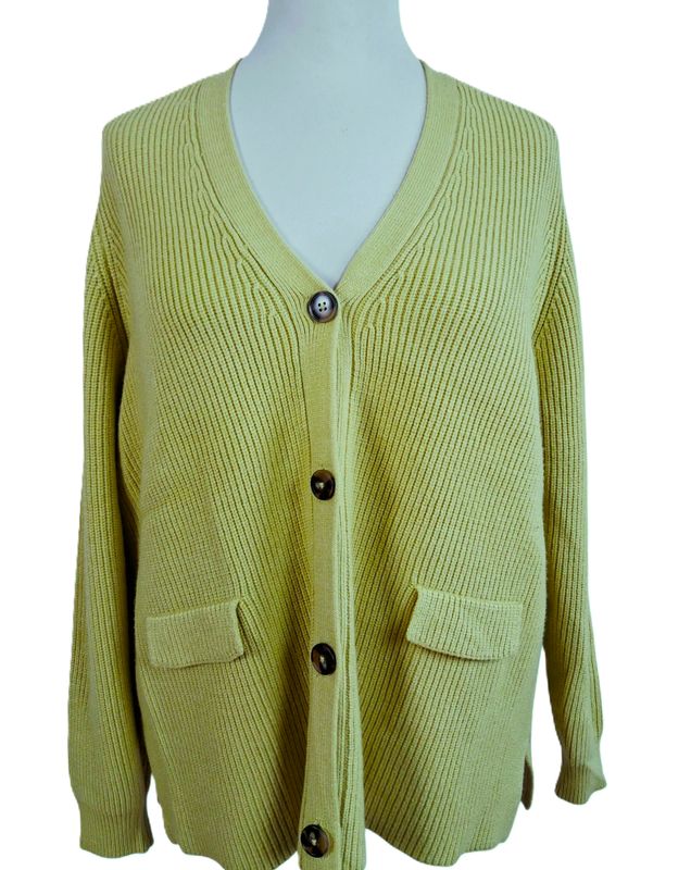 Strickjacke von Seeyou gr.50 in Citrusgrün