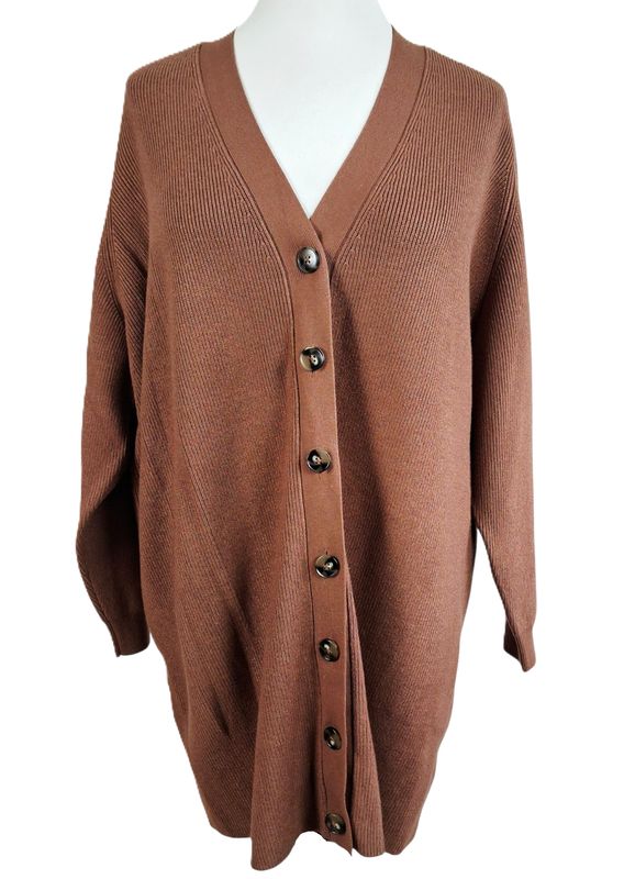 Strickjacke von Seeyou gr.50 in Braun