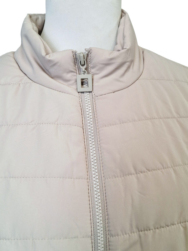 Leichte Steppjacke von Zhenzi gr.50/52 in Sandfarbe