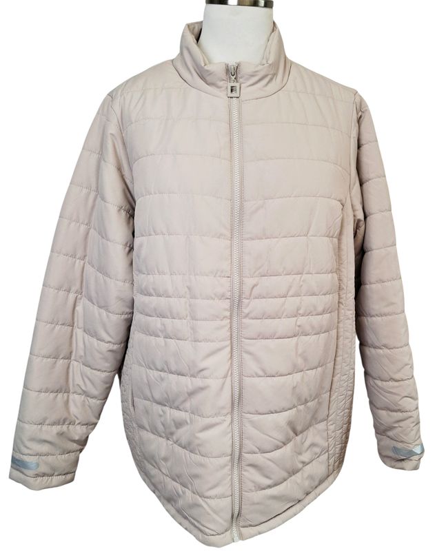 Leichte Steppjacke von Zhenzi gr.50/52 in Sandfarbe