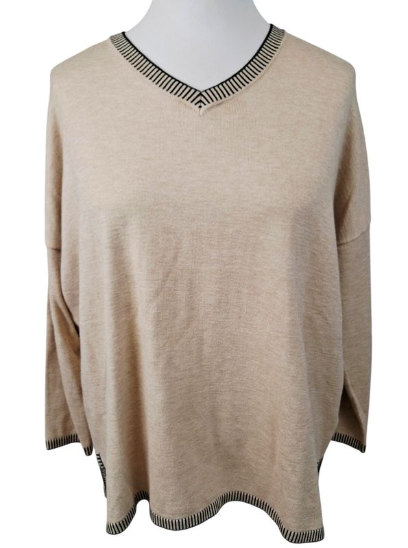 Pullover von Zhenzi gr.46/48 in Hellbeige