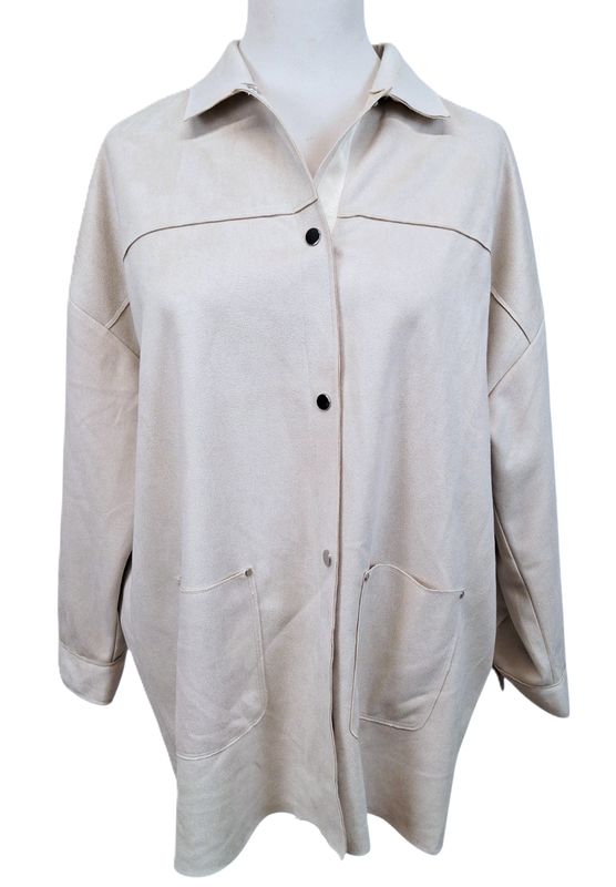 Leichte Jacke von Frapp gr.50 in Sandfarbe