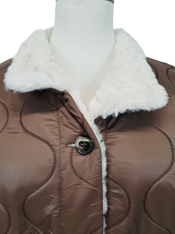 Leichte Steppjacke von Mona Lisa gr.46 in Braun