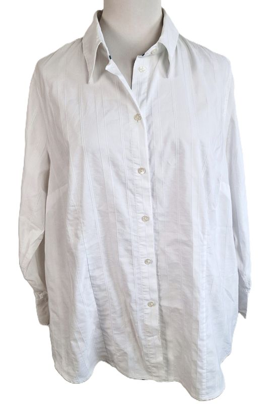 Bluse von Ulla Popken gr.52 in Weiß