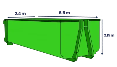 25m Hook Skip Bins