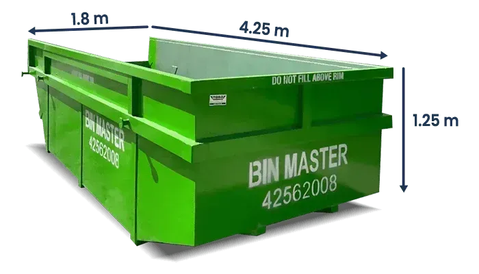 8m3 General Waste Skip Bin