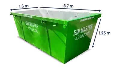 6m3 Concrete Skip Bin